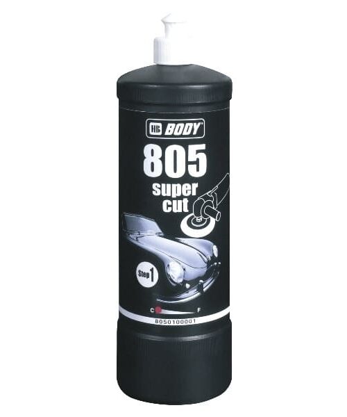 Body 805 super cut je vysoko kvalitná leštiaca pasta vhodná na strojové leštenie.