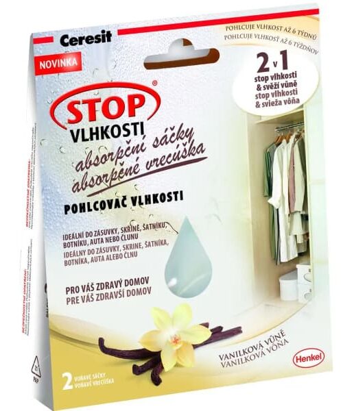Alternative view of Ceresit Stop vlhkosti Absorpčné sáčky