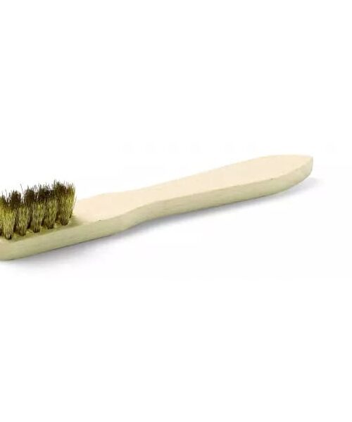 Drôtená kefa na zapaľovacie sviečky z vlnitej mosadze.