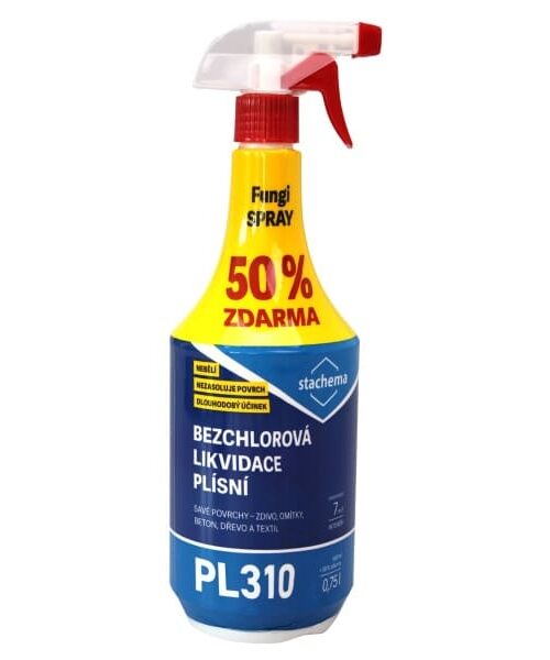 Fungispray bezchlórový je kvapalný prípravok určený na likvidáciu plesní v domácnostiach, zdravotníctvo, potravinárstvo, veterinárnych zariadeniach a pod.