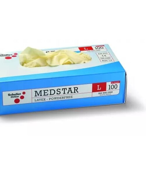 Latexové rukavice Medstar 100 ks