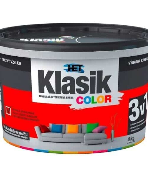 HET Klasik COLOR interiérová tónovaná farba na stenu