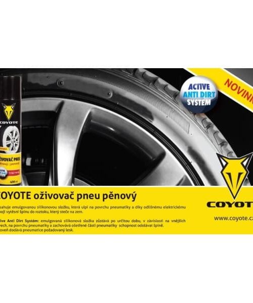 Alternative view of Coyote oživovač pneu a plastov