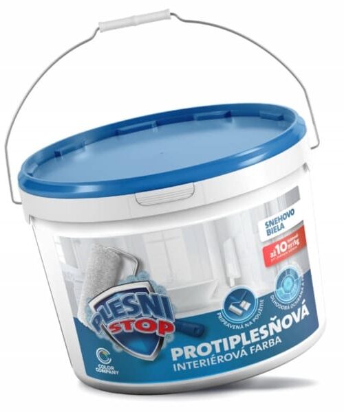 Plesnistop protiplesňová interiérová farba je protiplesňová, snehovo biela interiérová farba určená na steny, stropy a iné minerálne, betónové, sadrokartónové a iné súdržné povrchy. Náter obsahuje špeciálne mikrokapsule, ktoré pomáhajú chrániť povrch pred plesňami. Farba je určená do miestností, kde je zvýšené riziko vzniku plesní, miestnosti s obmedzeným vetraním alebo miestnosti s vyššou vlhkosťou ako napríklad pivnica, špajza, technické miestnosti a iné. Náter je vhodný aj do verejných priestorov či výrobných prevádzok ako napríklad kuchyne, pekárne a iné.