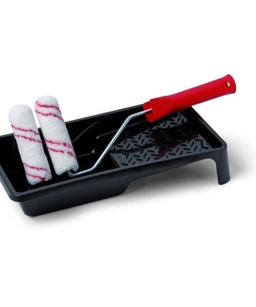 Valčeková súprava MICROLINE. Profi kvalita z mikrovlákna s extrémne veľkým príjmom a výdajom farby. Poťah nepúšťa chlp, nestrieka a tvorí jemnozrnnú štruktúru.