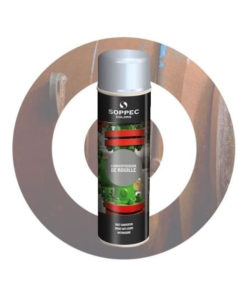 Soppec Rust convertor- konvertor hrdze je produkt typu „dva v jednom“, ktorý stabilizuje hrdzu a pôsobí ako základný náter. 