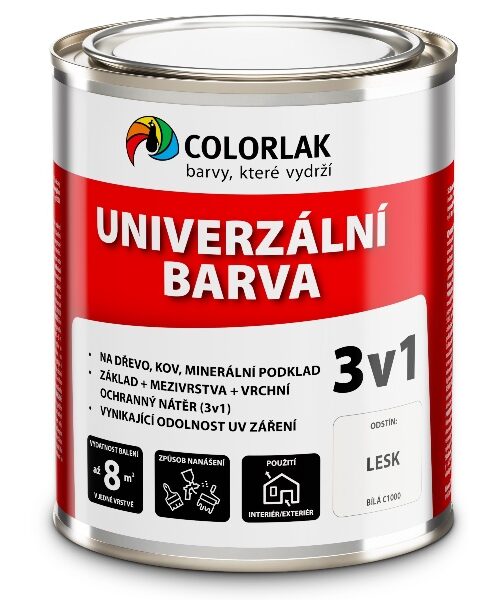 Univerzálna farba 3v1 S2130- MAT je jednovrstvová (samozákladová) syntetická matná farba. Bez použitia základnej farby s matným efektom.