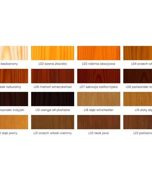 Vidaron laková lazúra vzorkovník